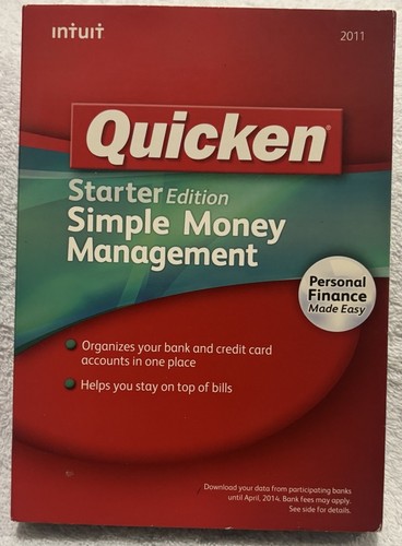 Quicken 2011 starter edition - 2011,