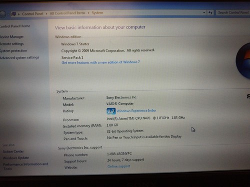 Sony vaio vpcm121ax - vaio,