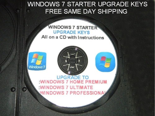 Windows starter upgrade - windows, 7